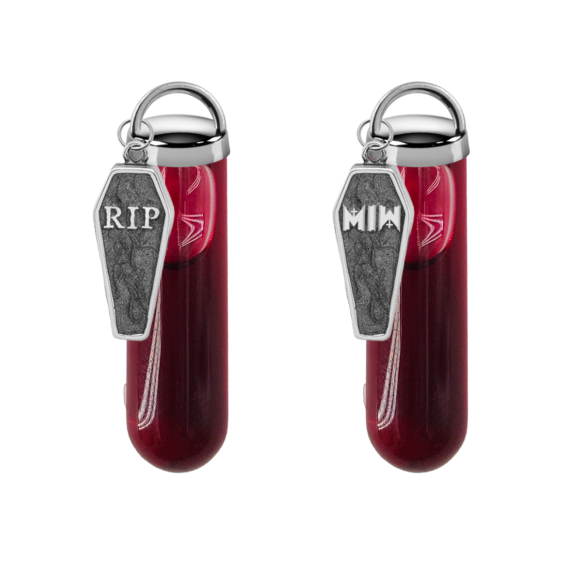 R.I.P. Blood Vial Necklace