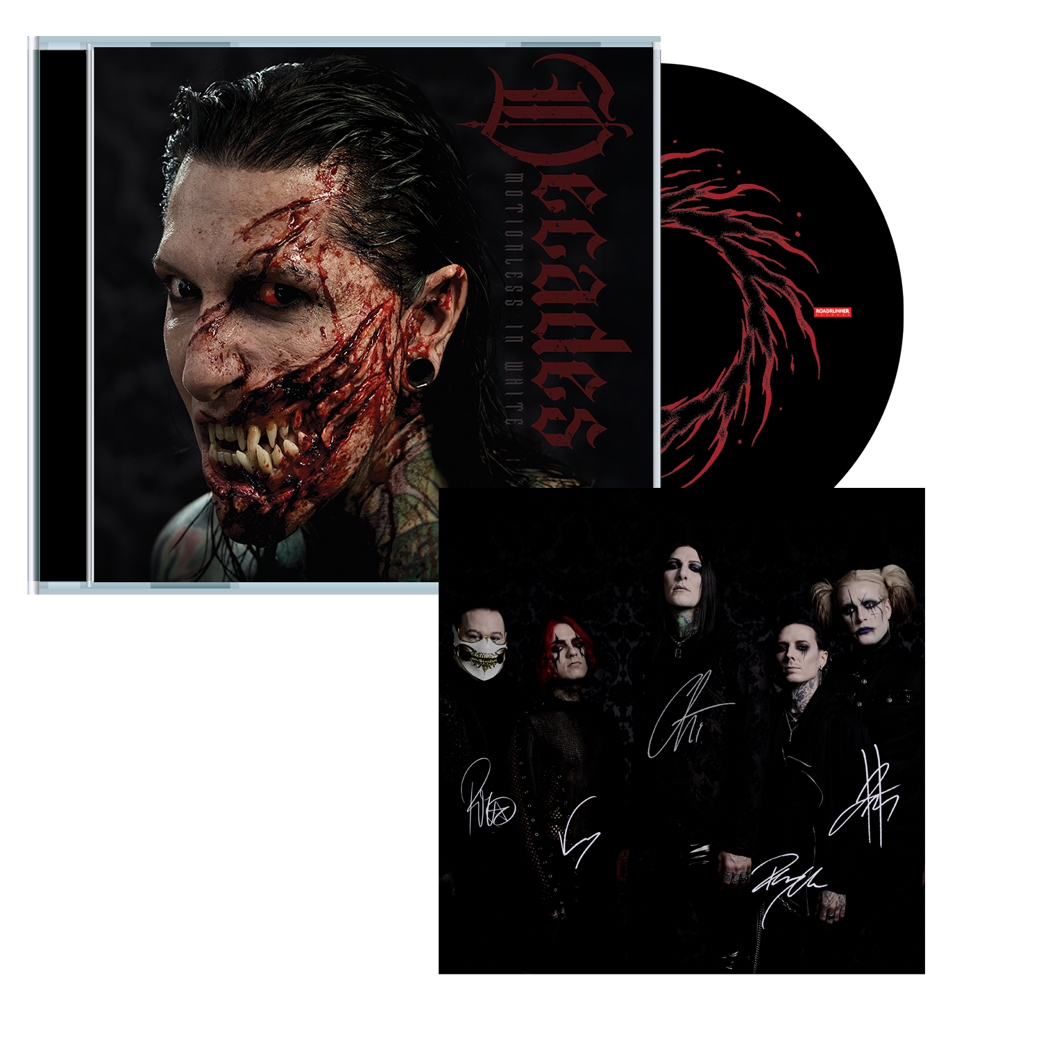 Motionless In White (Decades) CD w/Signed Poster – Motionless In