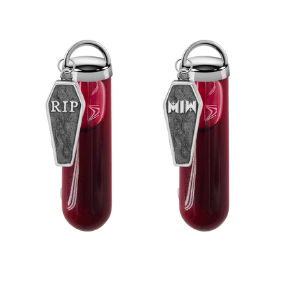 R.I.P. Blood Vial Necklace