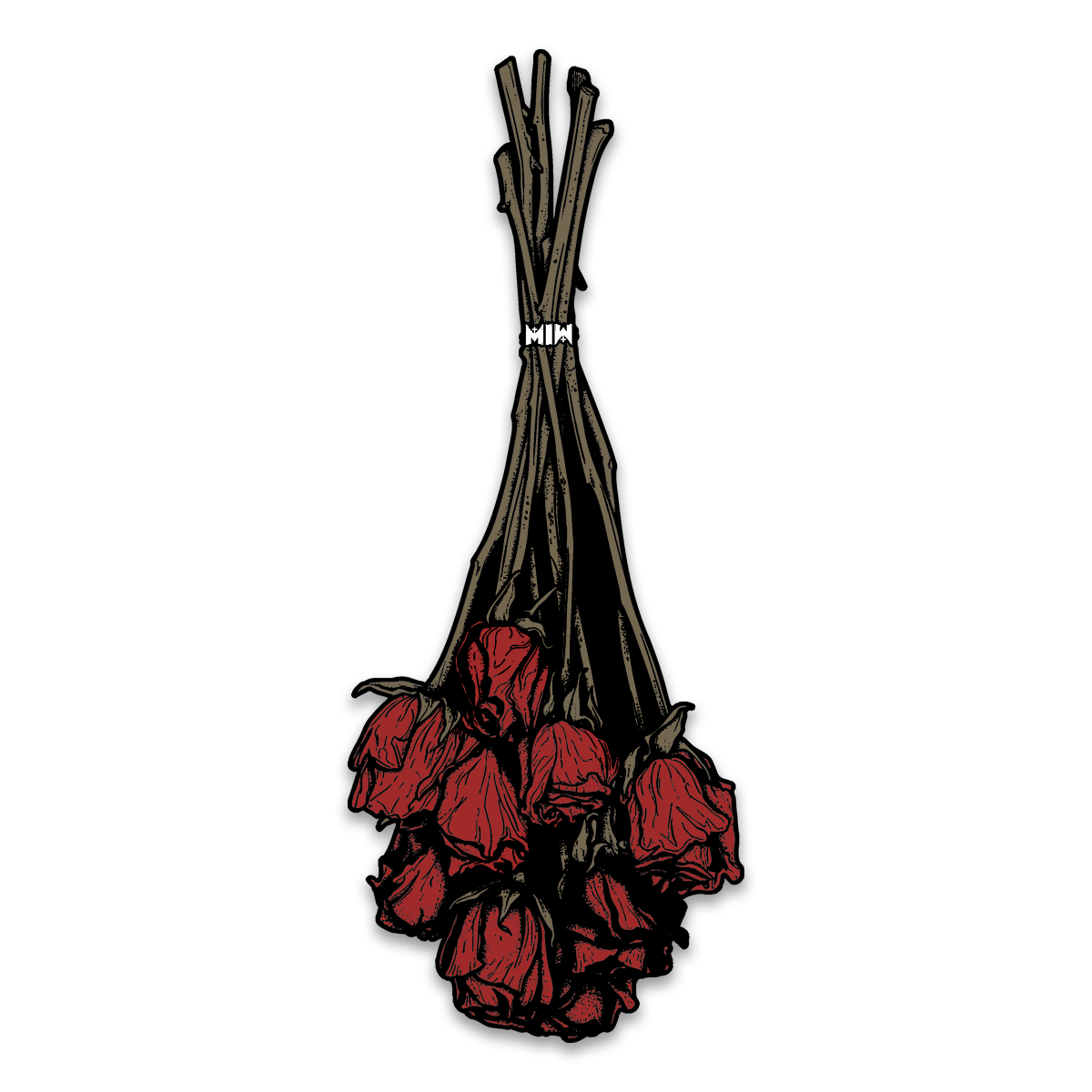 Motionless In White (Rose) Enamel Pin