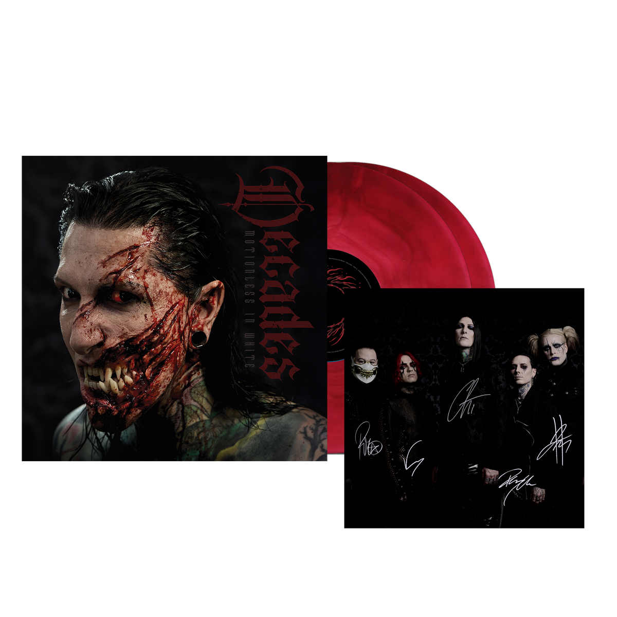 Motionless In White - CD4枚＋サイン入りポスター media_121e7d25-5790-4afa-b986-