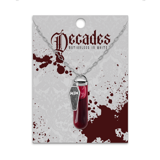 Motionless In White (R.I.P.) Blood Vial Necklace