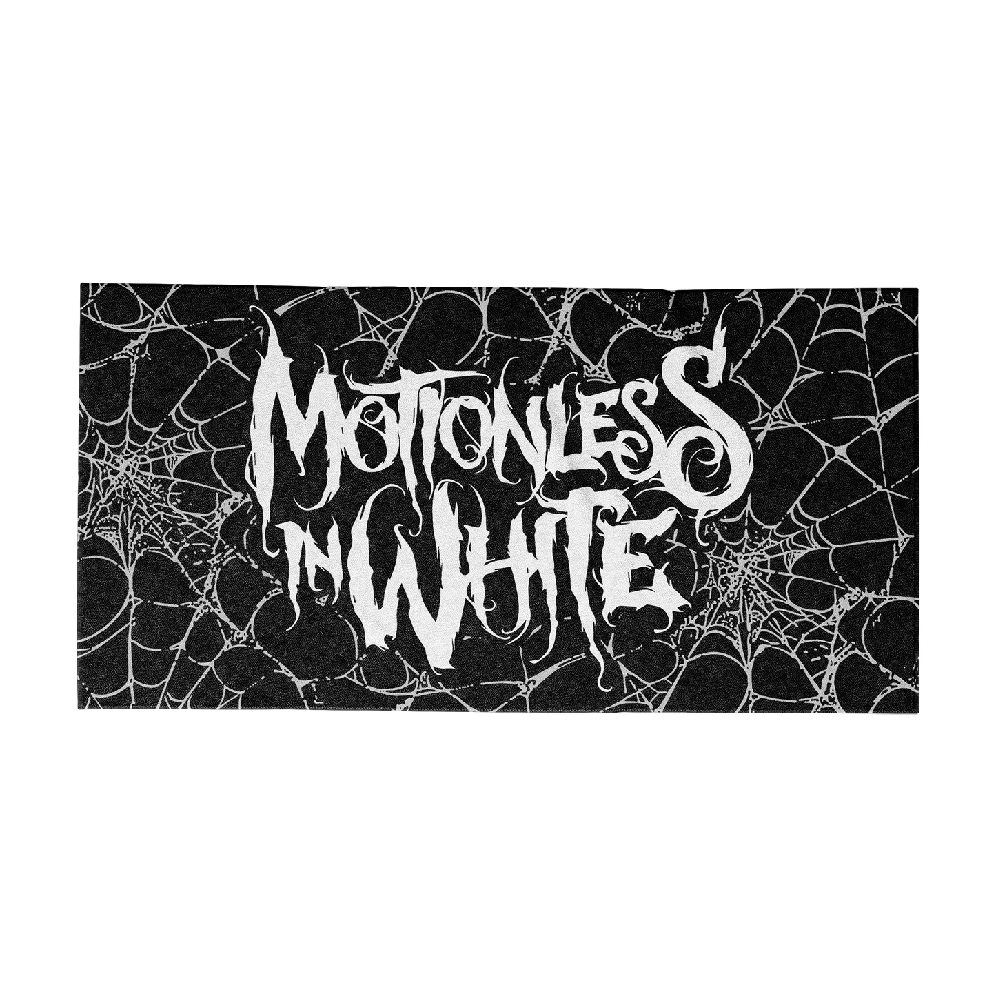 Motionless In White (Spiderweb) Beach Towel