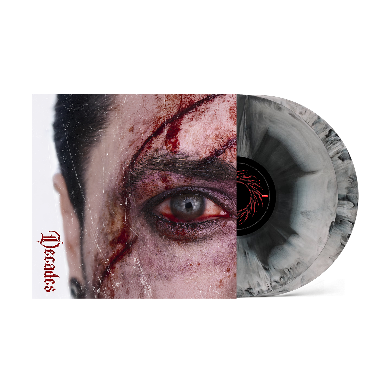 Motionless In White (Decades - Light Ricky Cover) 2xBlack/Grey Galaxy Vinyl
