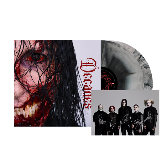 Motionless In White (Decades - Light Chris Cover) 2xBlack/Grey Galaxy Vinyl w/Signed Card